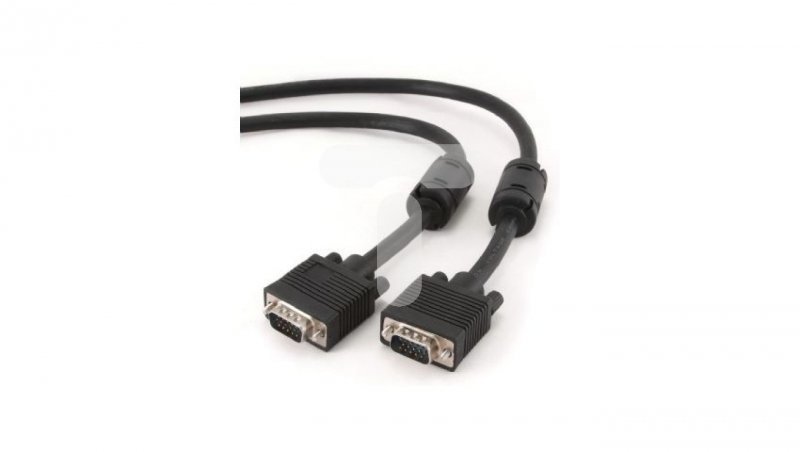 Kabel monitorowy VGA D-Sub(15-pin) ekran ferryt czarny 10m CA-VGAC-10CC-0100-B