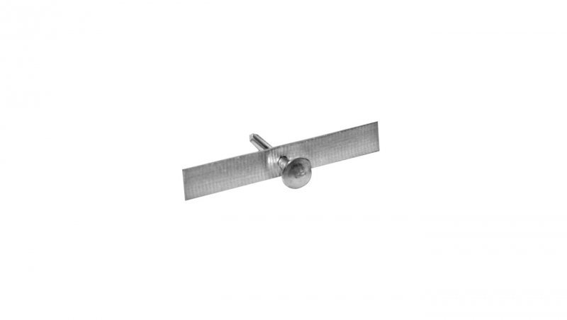 Taśma aluminiowa cięta 60 mm z gwoździem 3x30 mm /1kg/ TA-Cg-60/1 /271szt./