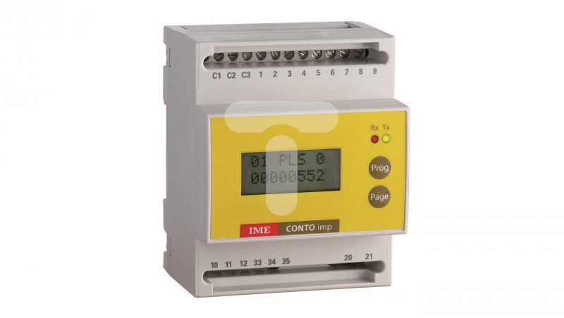 Licznik impulsów 6+6 impulsowe/RS485 A230V CONTO imp IF4C001