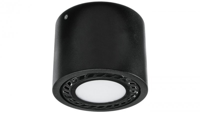 Oprawa sufitowa OVAL-MINI AR111 czarna black natynkowa