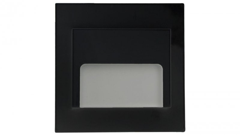 Oprawa Ontario czarna 1,5W 12VDC zimna 9 led smd 3014 kwadrat do puszki fi 60