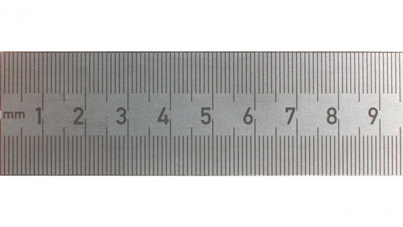 Liniał stalowy półsztywny nierdzewny 300 mm 16-203-28