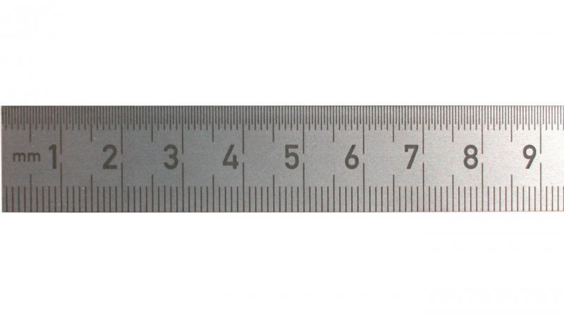Linijka stalowa nierdzewna 100 mm 16-203-21