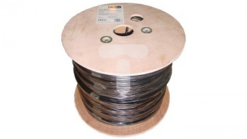 Kabel F/UTP kat. 5e 305m (karton) PE drut czarny zewnętrzny żelowany DK-TP522