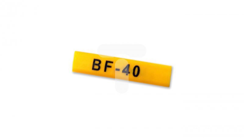 Profil żółty na przewody 1,5 - 2,5mm2 BF-40 /rolka 200m/