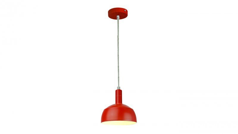 Lampa Wisząca VT-7100 E14 Max. 60W Czerwona 3924