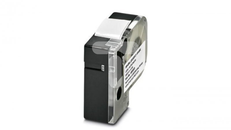 Etykieta termiczna ciągła w kasecie biała z czarnym nadrukiem 24mm MM-EML (EX24)R C1 WH/BK do drukarki THERMOFOX 0803973