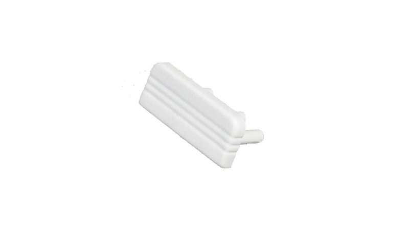 Zaślepka do profil Surface10 biała GEN2 bez otworu - 1szt