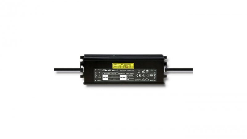 Qoltec Zasilacz impulsowy LED IP67 60W 12V 5A Wodoodporny Czarny
