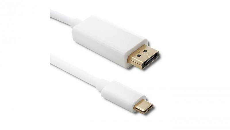 Qoltec DisplayPort Alternate mode USB 3.1 typ C męski DisplayPort męski 5K 2m