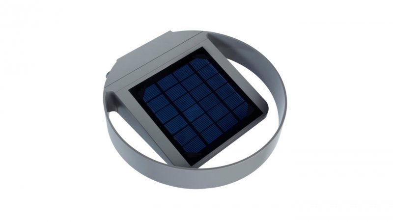 Solarna lampa ścienna okrągła GreenBlue GB130 LED 3W GB130