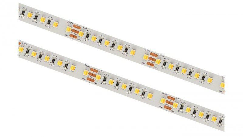 Taśma 120LED/m 1m 24V 19.2W 2700K - 6000K IP20 1930lm Ra80 8mm SPA-120-CCT-24