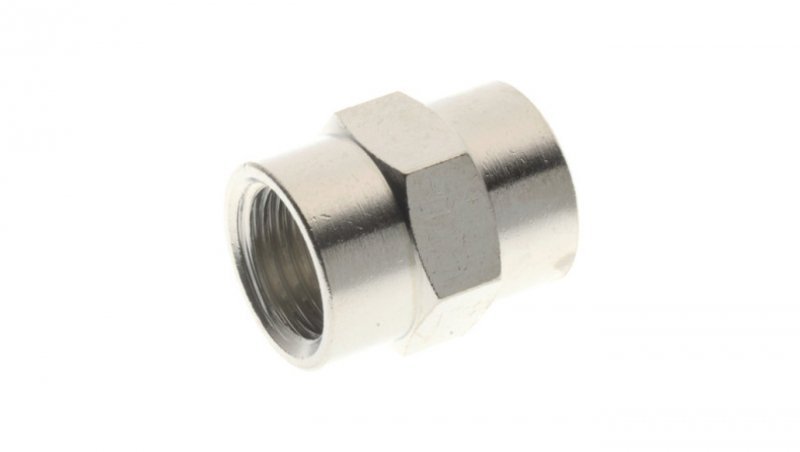 Mufa mosiężna niklowana G1/4w, 3000 1/4