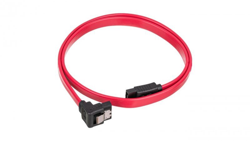 Kabel SATA Akyga AK-CA-51 III 6GBs 90 kątowy 50cm