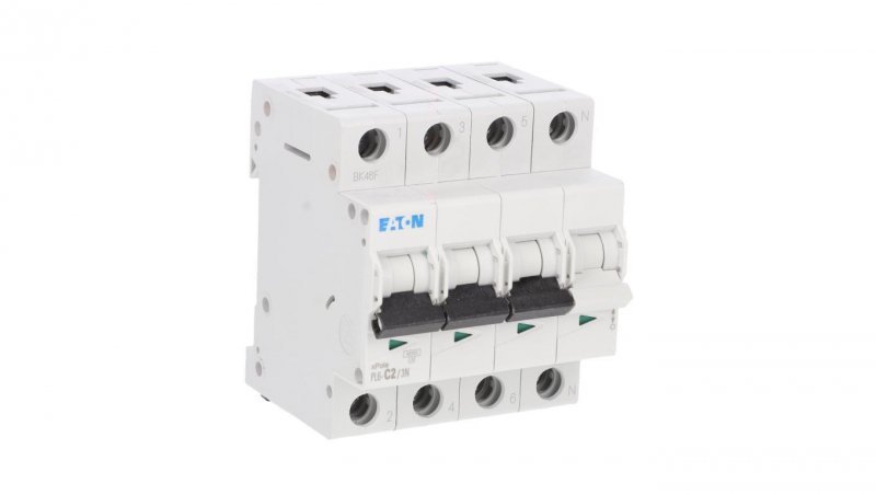 Wyłącznik nadprądowy 3P+N C 2A 6kA AC PL6-C2/3N 106905