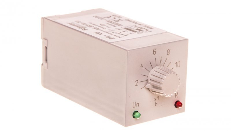 Przekaźnik czasowy 2P 5A 220/230V AC/DC 1-12h załączenie na nastawiony czas RTX-133 2002676