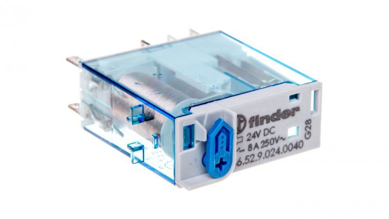 Przekaźnik miniaturowy 2P 8A 24V DC AgNi 46.52.9.024.0040