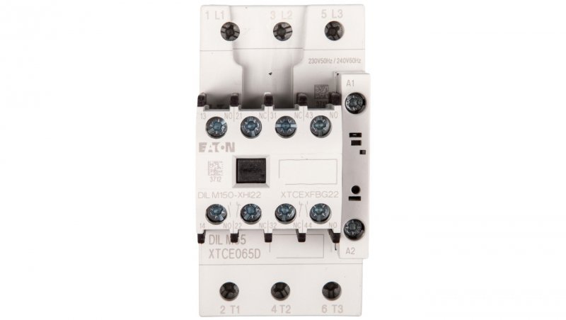 Stycznik mocy 65A 3P 230V AC 2Z 2R DILM65-22 (230V50HZ,240V60HZ) 277926