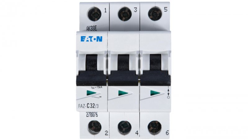 Wyłącznik nadprądowy 3P C 32A 15kA AC FAZ C32/3 278876