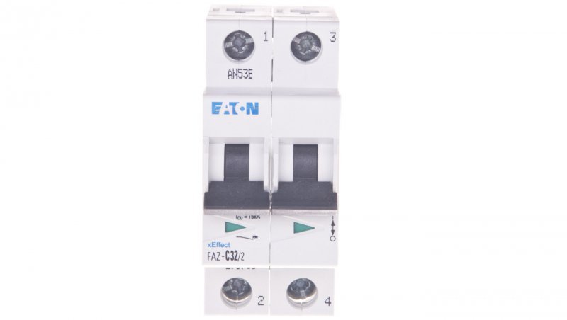 Wyłącznik nadprądowy 2P C 32A 15kA AC FAZ C32/2 278763