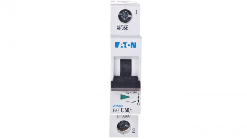 Wyłącznik nadprądowy 1P C 50A 15kA AC FAZ C50/1 278566