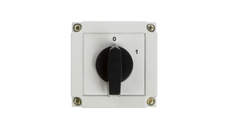 Łącznik krzywkowy 0-1 3P 10A w obudowie 4G10-10-PK 63-840306-011