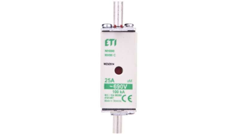 Wkładka bezpiecznikowa KOMBI NH00C 25A aM 690V WT-00C 004181407