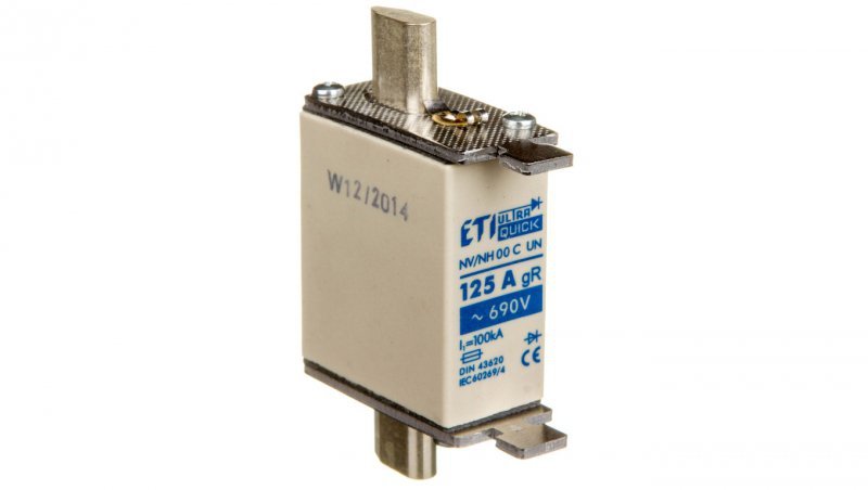 Wkładka bezpiecznikowa NH00C 125A gR 690V M00CUQ U-N 004331029