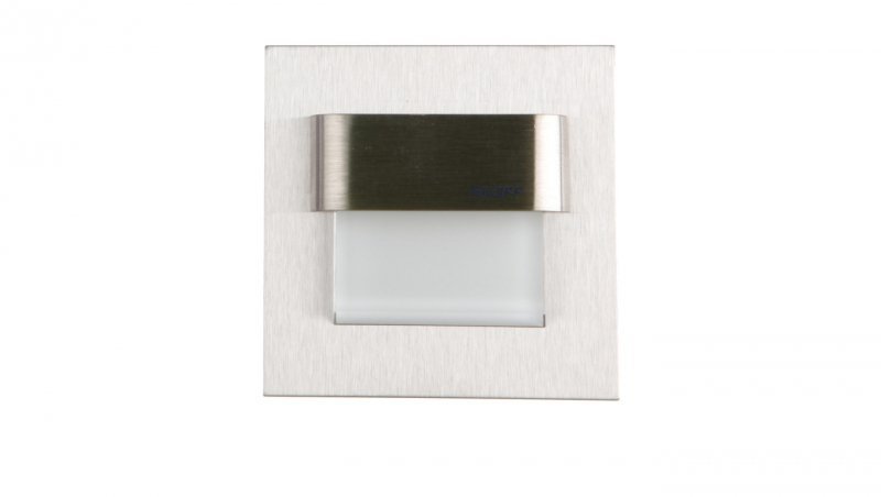 Oprawa LED 0.8W 10V IP20 TANGO szlif biała 02-01-02-01-0159