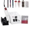 Frezarka do manicure 15W z kompletem frezów No Name DM298 biała white