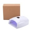 Lampa do paznokci akumulatorowa mobilna dual UV/LED S10 do lakierów hybrydowych żeli i akrylożeli No Name 48W biała