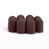 Kapturki do pedicure 16 mm gradacja 180 10 szt AlleMed Brązowy Brown