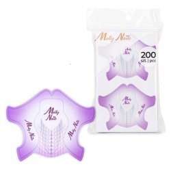 Szablony do przedłużania paznokci Molly Nails 200 szt.