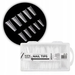 Tipsy do szybkiego przedłużania paznokci Nail Tips NTN ballerina 100 szt