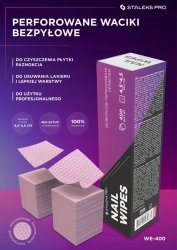 Waciki Staleks WE-400 1 warstw bezpyłowe 400 szt. perforowane