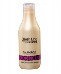 Szampon z jedwabiem do włosów farbowanych 3 Stapiz Sleek Line Colour 300ml