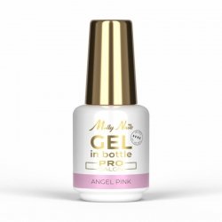 Żel do paznokci w butelce z pędzelkiem Gel in Bottle Molly Nails Pro Salon Angel Pink HEMA/Di-HEMA Free 15g