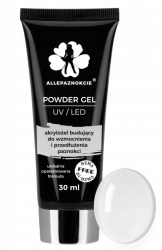 Powder Gel akrylożel Allepaznokcie HEMA/Di-HEMA Free Clear 30ml