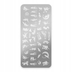 BLASZKA Płytka wzorki DO STEMPLI stamp Mouteen 037