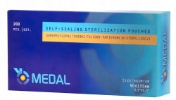 Torebka papierowo-foliowe płaskie Medal 90 x 135 200 szt.