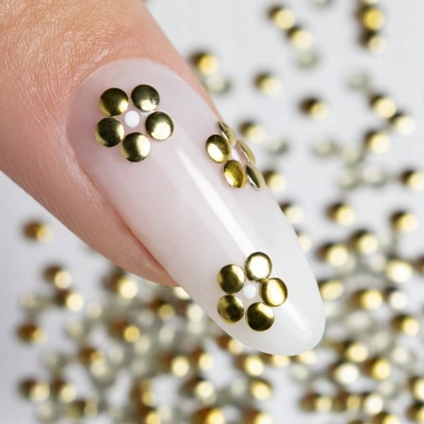 ShinePins gładkie ćwieki błyskotki ozdoby do paznokci mini NTN Nr 3 5g