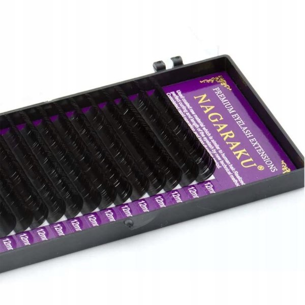 Rzęsy Nagaraku Mink C 0,07 11 mm 16 pasków czarne