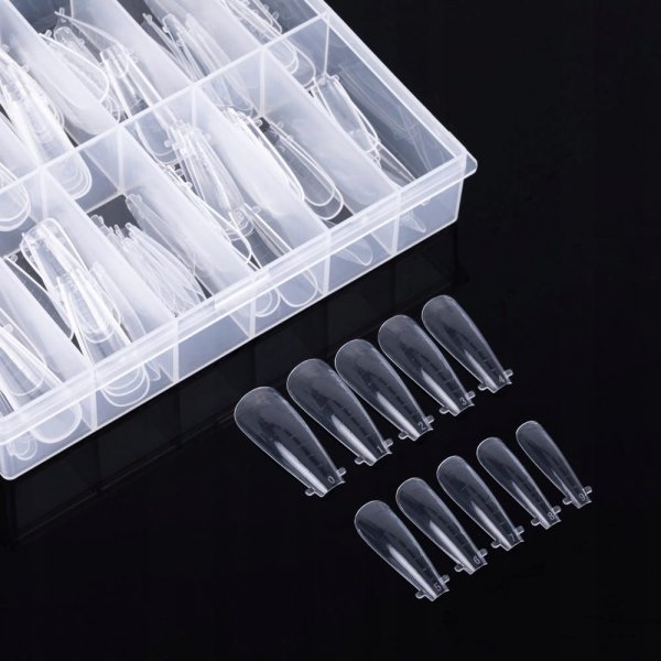 Górne formy do budowy paznokci ballerina 120 szt