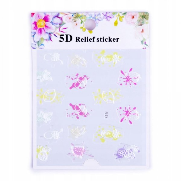 Naklejki 5D samoprzylepne wypukłe akrylowe Nr 90