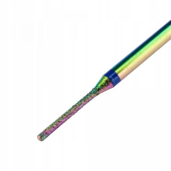 Frez diamentowy Unicorn tęczowy wąski szpic Nr 24