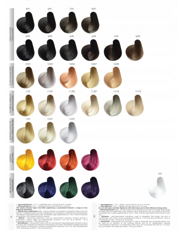 Color Art Desiree Farba do włosów 6 Ciemny Blond - 100ml