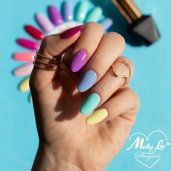 Lakier hybrydowy MollyLac BeFree Pastels 10g Nr 19