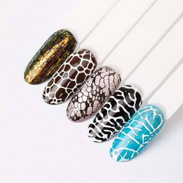 Żel Do Zdobień MOLLYNAILS 5g Efekt Topnienia Baby Blue Błękitny