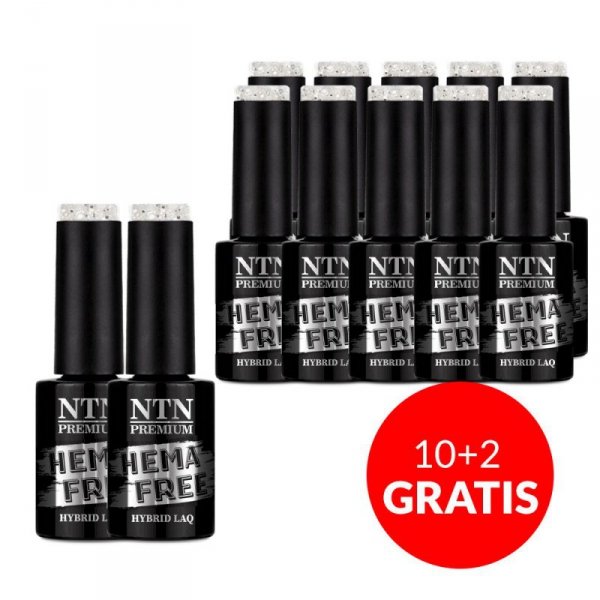 Lakier hybrydowy NTN Premium Fiesta Collection HEMA/Di-HEMA Free 5g Nr 74