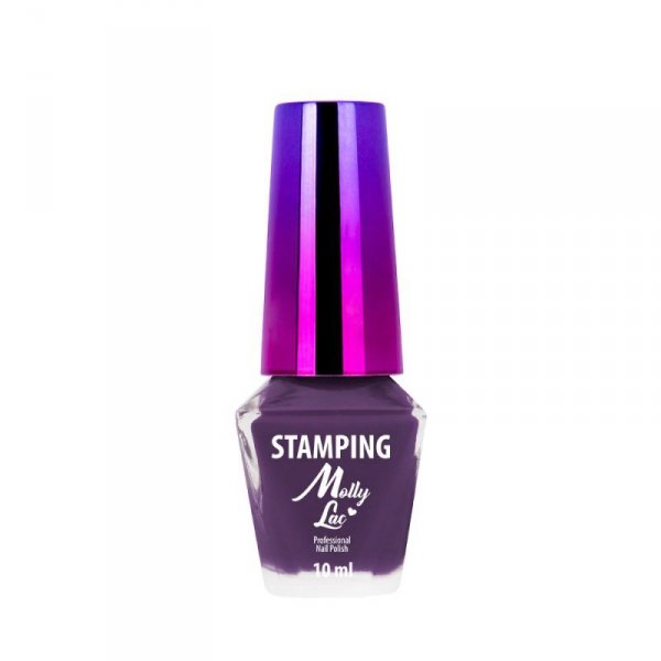 Lakier do stempli i stampingu MollyLac fioletowy 10ml Nr 7